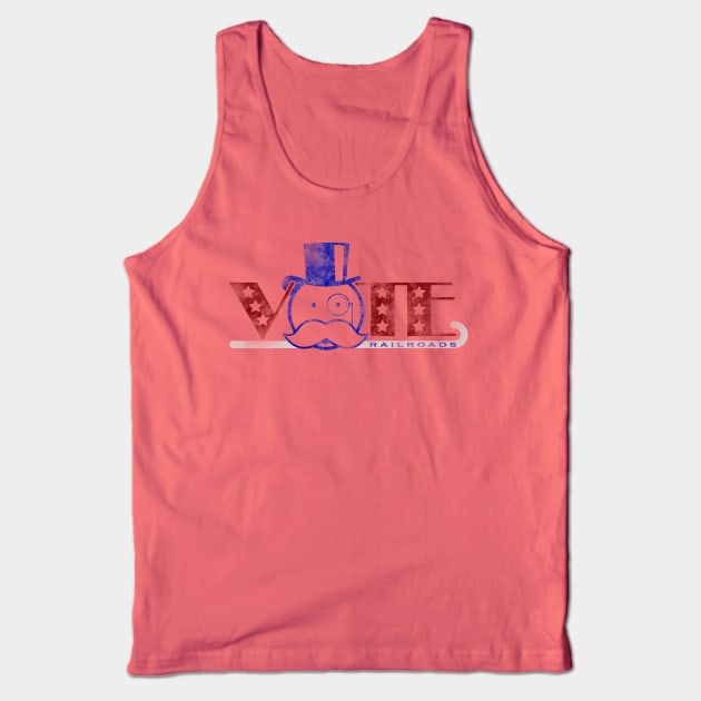 Vote Railroads Tank Top by BeanePod